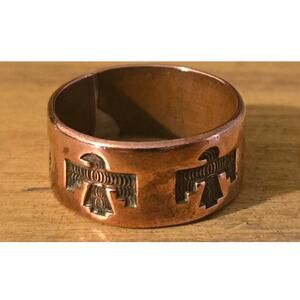 Phoenix Ring Southwest Copper Ladies/Men's Ring Size 10